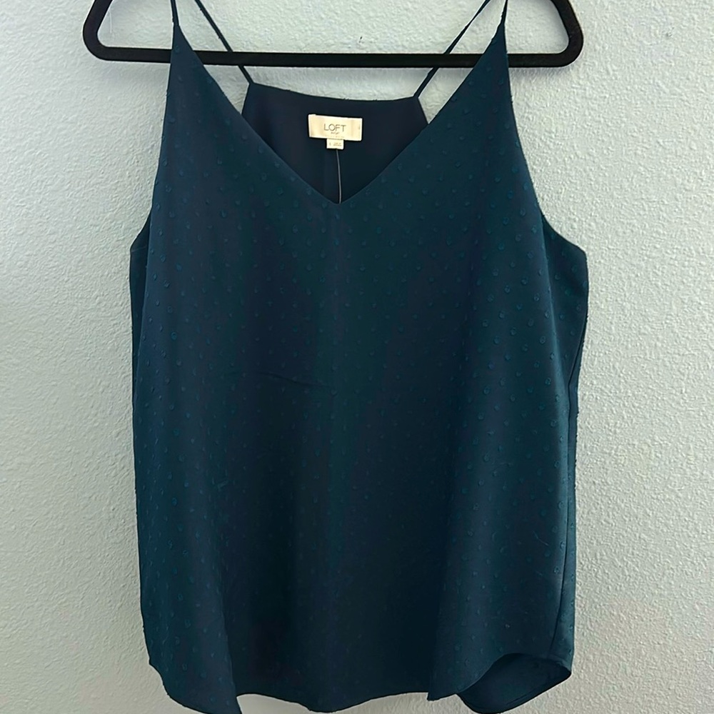 Loft Outlet Navy strappy tank
